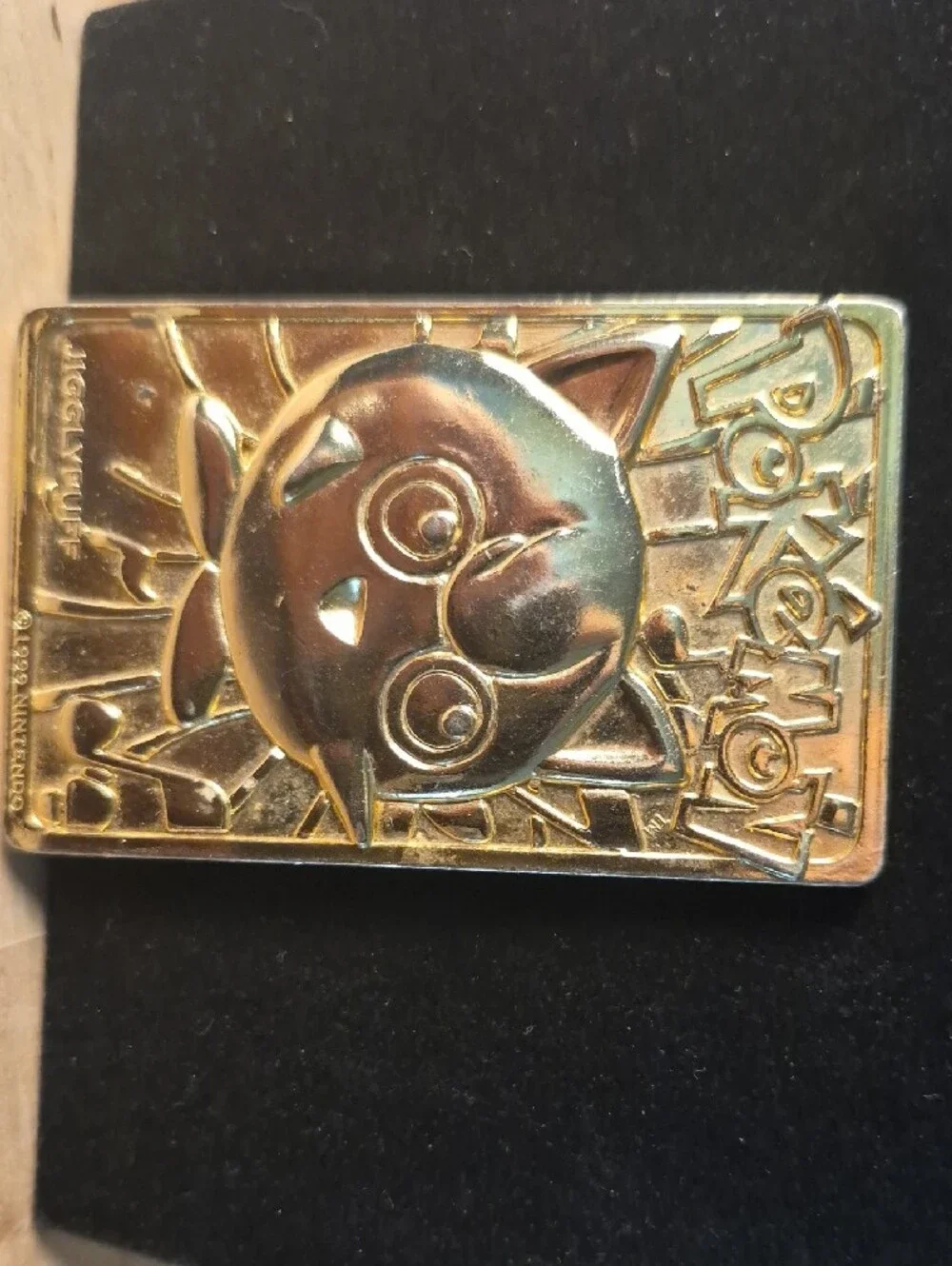 Jigglypuff Collectible Gold Card